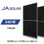 540 Watt JA Solar Panel - JC Solar Panels
